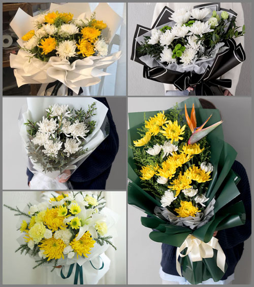 贵州遵义播州区龙坑镇白事花束代送